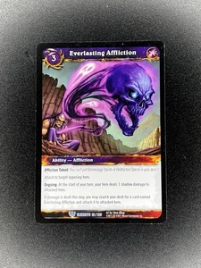 Everlasting Affliction 88/220 World Of Warcraft TCG War Of The Elements - Picture 1 of 2