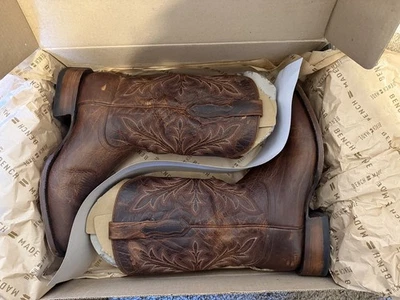 Botas occidentales Ariat Bench Made Stilwell, bisonte americano, estilo 10.5D 10044801 Foto 1 de 4