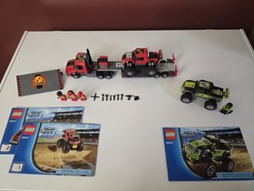 LEGO City: Monster Truck Transporter (60027) & Monster Truck 60055 100% Complete
