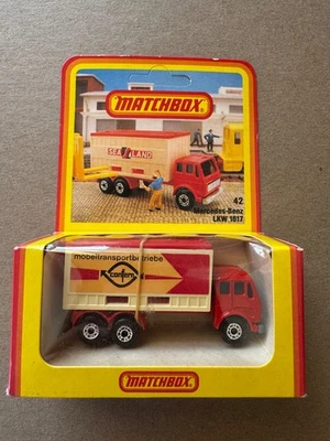 Matchbox Lesney SuperFast No42-Mercedes Benz LKW1617. Немецкий выпускной набор - Изображение 1 из 4