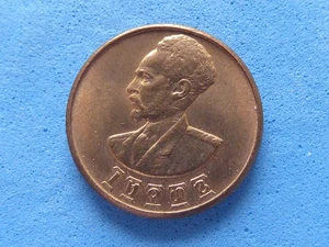1209) Etiopía Haile Selassie 1 centavo 1943-44 buen grado £2,00 - Imagen 1 de 2