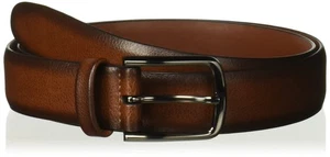 Portfolio Park Ave Men's Dress Belt, with Burnished Edges and Silver Prong Bu... - Bild 1 von 3