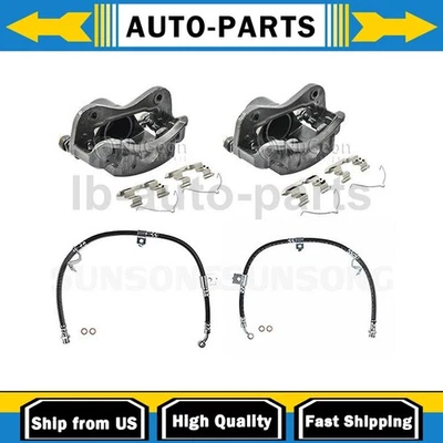 Pinzas de freno delanteras línea de mangueras de freno delanteras para Hyundai Sonata 2.4L 2.5L 2.7L Foto 1 de 4