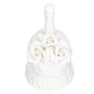 Carved Dinner Bell Ceramic Hand Call Bell Loud Hand Bell Restaurant Call Bell - Bild 1 von 12