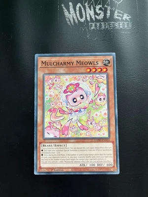 YUGIOH MULCHARMY MEOWLS COMMON L5DD-ENA14 1ST EDITION - Image 1 of 2