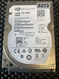 PORTATILE SATA DELL SEAGATE 500 GB 5400 RPM SOTTILE SSHD | P/N 0N7GG6 | ST500LM000 - Foto 1 di 4