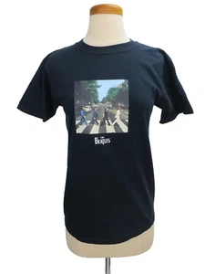 Beatles T Shirt Abbey Road Size Small Black Graphic Front Solid Back NWOT - Picture 1 of 4