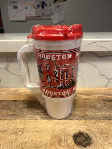 Houston Rockets Vintage Mug Whirley Tubler Cup NEW Cover