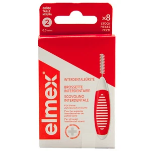Elmex Interdentalbürsten Größe 2 / 0,5mm 1x8 Stück -für kleine Zahnzwischenräume - Bild 1 von 1