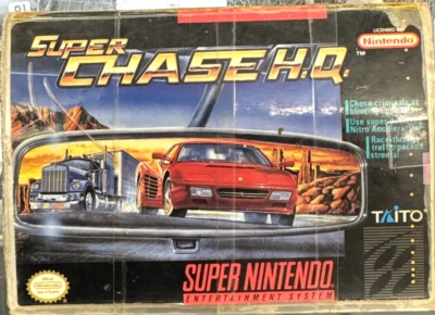 Super Chase H.Q. (Super Nintendo Entertainment System, 1993) - FREE SHIPPING - Image 1 of 3