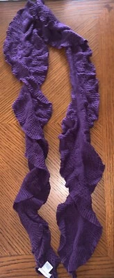 COLDWATER CREEK 紫色结饰围巾 — 第 1/3 张图片