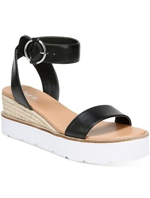 Bar III Dessi Two-Piece Flatform Wedge Sandals Size 10M Black - Image 1 of 4