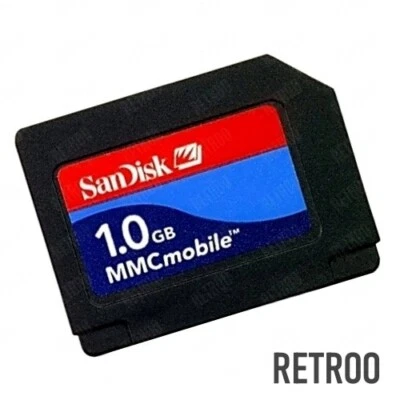 SanDisk MultiMedia Card 1.0GB MMC-Mobile Type Memory Card Camera/Phones/Player’s - Image 1 of 2