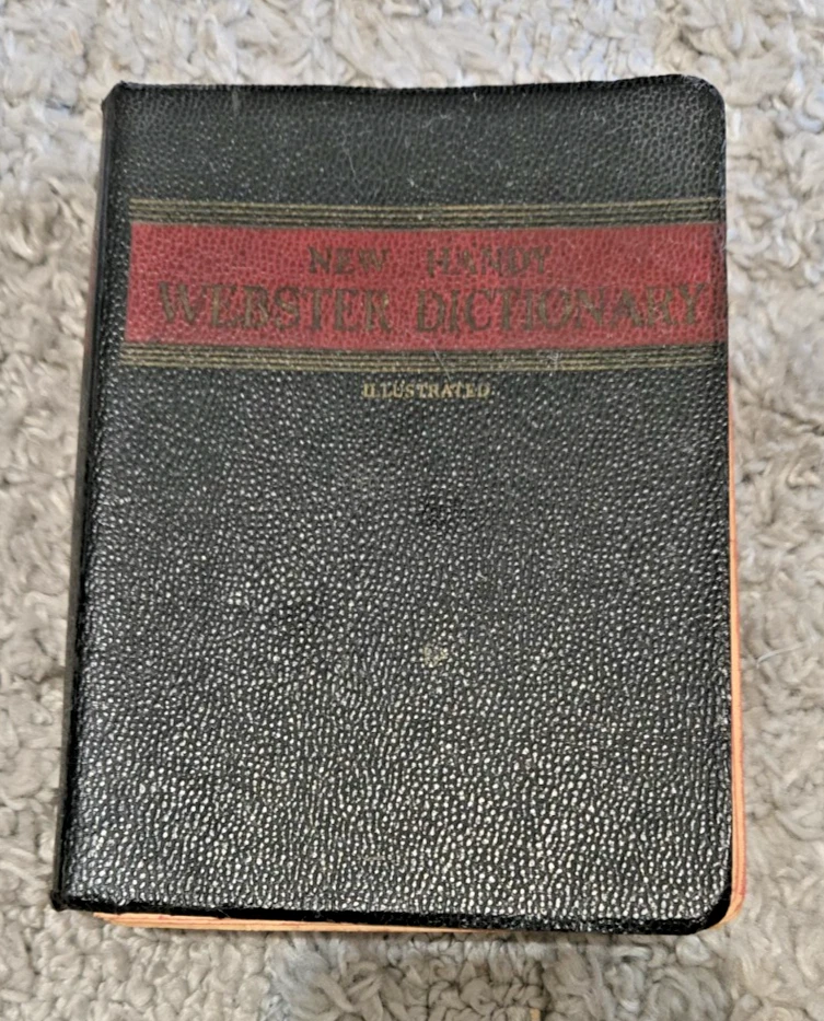 New Handy Webster Dictionary 1946 Vintage - Image 1 of 4