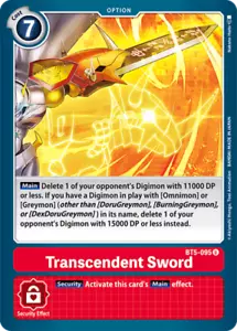 Digimon Transcendent Sword - BT5-095 - U Near Mint - Picture 1 of 1