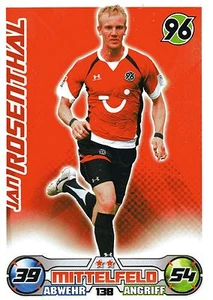 138 Jan Rosenthal - Hannover 96 - TOPPS Match Attax 2009/2010 - Foto 1 di 2