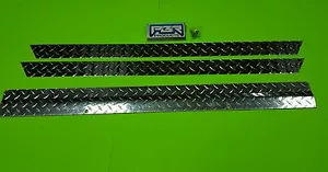 Pannello oscillante e pedana per carrello golf club car DS 82-Up piastra diamantata alluminio. - Foto 1 di 12