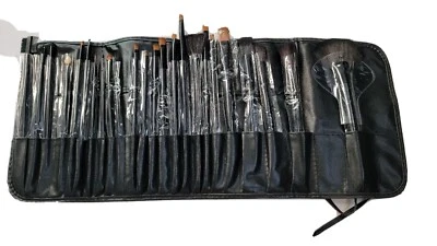 Juego de 24 brochas de maquillaje con bolsa gratis. Cepillo de labios base para sombra de ojos delineador de ojos Foto 1 de 4