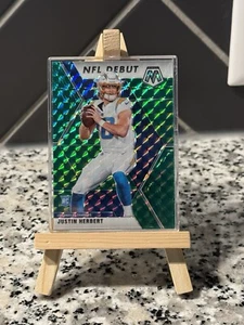 🔥 2020 Justin Herbert RC Mosaic NFL Debut Green Prizm #263 Rookie - Bild 1 von 5
