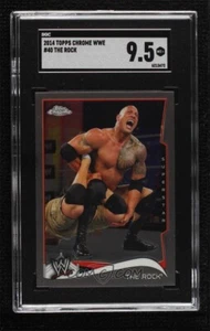 2014 Topps Chrome WWE The Rock #40 SGC 9.5 DWAYNE The Rock Johnson - Bild 1 von 1