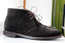 Loake 1880 Pimlico Chukka Boot - Dark Brown Suede - 8UK / 42 EU / 9US