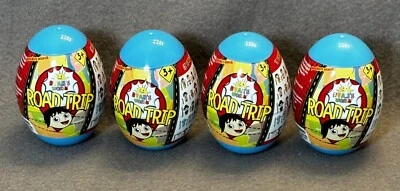 Lot of 4 Ryan's World Road Trip Mystery Micro Figures Blind Egg NEW - Изображение 1 из 3