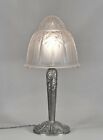 HETTIER & VINCENT : an exceptional French 1930 art deco lamp        ..... France