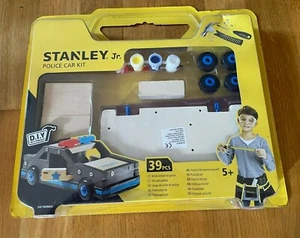 NEW Stanley Jr. Police Car Large DIY Wood Building Kit - Picture 1 of 7