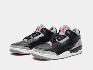 Size 9.5 - Air Jordan 3 Retro OG 2024 Black Cement - Picture 1 of 9