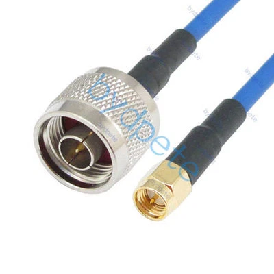 SMA male to N male plug RG402 RG141 Semi Flexible Coaxial Cable Kable 50ohm lot - Image 1 of 4