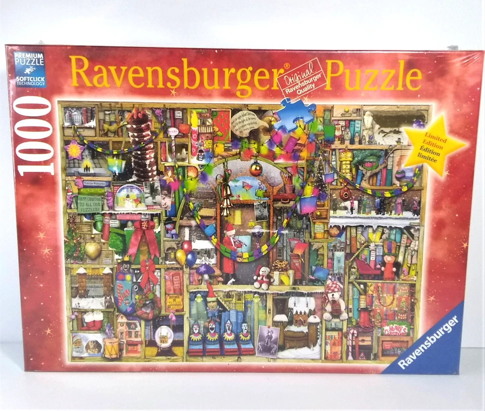 Ravensburger Christmas Cupboard 1000 PC Jigsaw Puzzle Colin Thompson