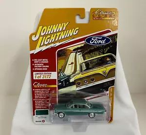 Johnny Lightning Classic Gold VER. B 1961 Chevy Impala SS 409 VERDE JLCG032 - Foto 1 di 3