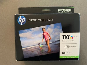 Genuine HP 110 Q8700BN Photo Value Pack Tri Color Cartridge OEM NEW ~ 10/2011 - Picture 1 of 5