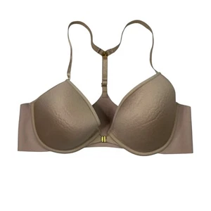 ThirdLove 24/7 Classic Racerback Front Closure Underwire Bra Nude Beige 36B 1/2 - Picture 1 of 5