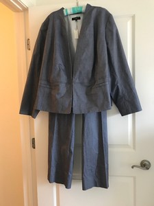 talbots plus size suits