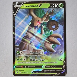 Trevenant V 013/203 Evolving Skies Holo Ultra Rare Pokemon Card TCG English NM - Imagen 1 de 2