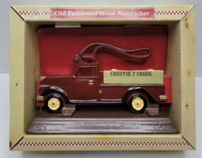 Chestnut Creek Old Farm Truck Metal Nutcracker - Image 1 of 4