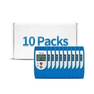 Registrador de datos del registrador de temperatura con 32000 lecturas, USB y PDF Temp 10PCS - Imagen 1 de 8