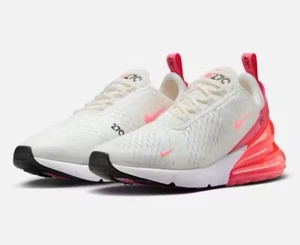 Nike Air Max 270 Sail/ Hot Punch Women’s Size US 8 Casual Sneakers Rare New✅ - Picture 1 of 8