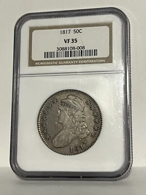 1817 NGC VF35 Auctioning Sweet Bust Halves from my Personal Collection! - Image 1 of 2