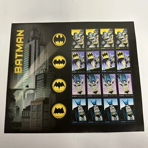 USPS 2014 Batman 75th Anniversary Souvenir Sheet 20 Forever Stamps - Picture 1 of 8