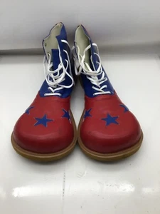 Funtasma Clownschuhe "rot/blau mit Sternen" - Einheitsgröße - Bild 1 von 7