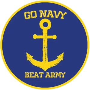US Navy Beat US Army 3,5" Aufkleber (2er Set) Army Navy Spiel - Bild 1 von 1