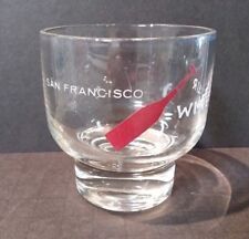 San Francisco Wine Fair Souvenir Glass 1970's