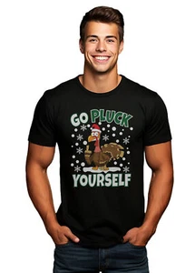 PrintBar Go Pluck Yourself - Funny Turkey T-Shirt, Perfect for Thanksgiving! Fun - Picture 1 of 58