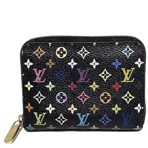 Louis Vuitton Multicolor Zippy Coin Purse M93740 Geldbörse Monogram Noir Japan - Bild 1 von 9