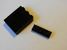 LEGO - Flache Steine - schwarz - 10 Stück - 1 x 3 gebraucht (A30)