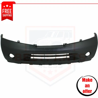 NEW Front Primed Bumper Cover for 2008-2014 Nissan Armada - Image 1 of 4