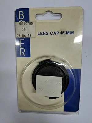 Bower 46mm Snap-On (Edge-Pinch) Lens Cap ~ CP-46 ~ Protection from Dust & Impact - Image 1 of 3