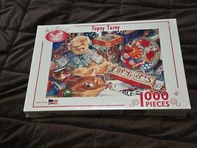 1000 шт. головоломка SERENDIPITY «Topsy Turvy» — ЗАПЕЧАТАННАЯ 2003 г. - Изображение 1 из 3